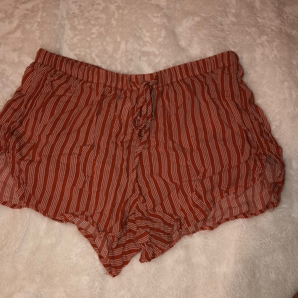 striped shorts